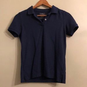 Navy L.L. Bean Polo